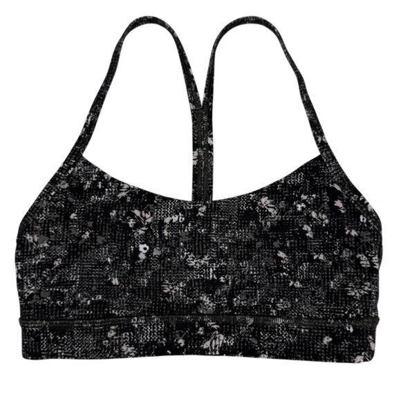 LULULEMON Flow Y Bra Nulu Light Support B/C Cup Size 4 Equalized Multi - Picture 4 of 7